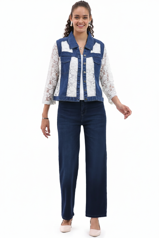 Lacey Collar Jacket Front