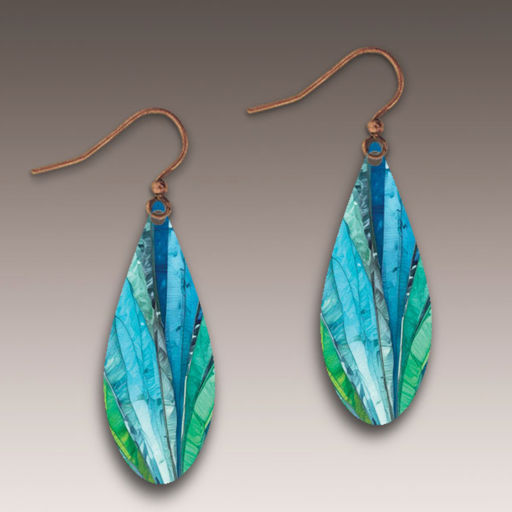Illustrated Light Earrings-Restocked